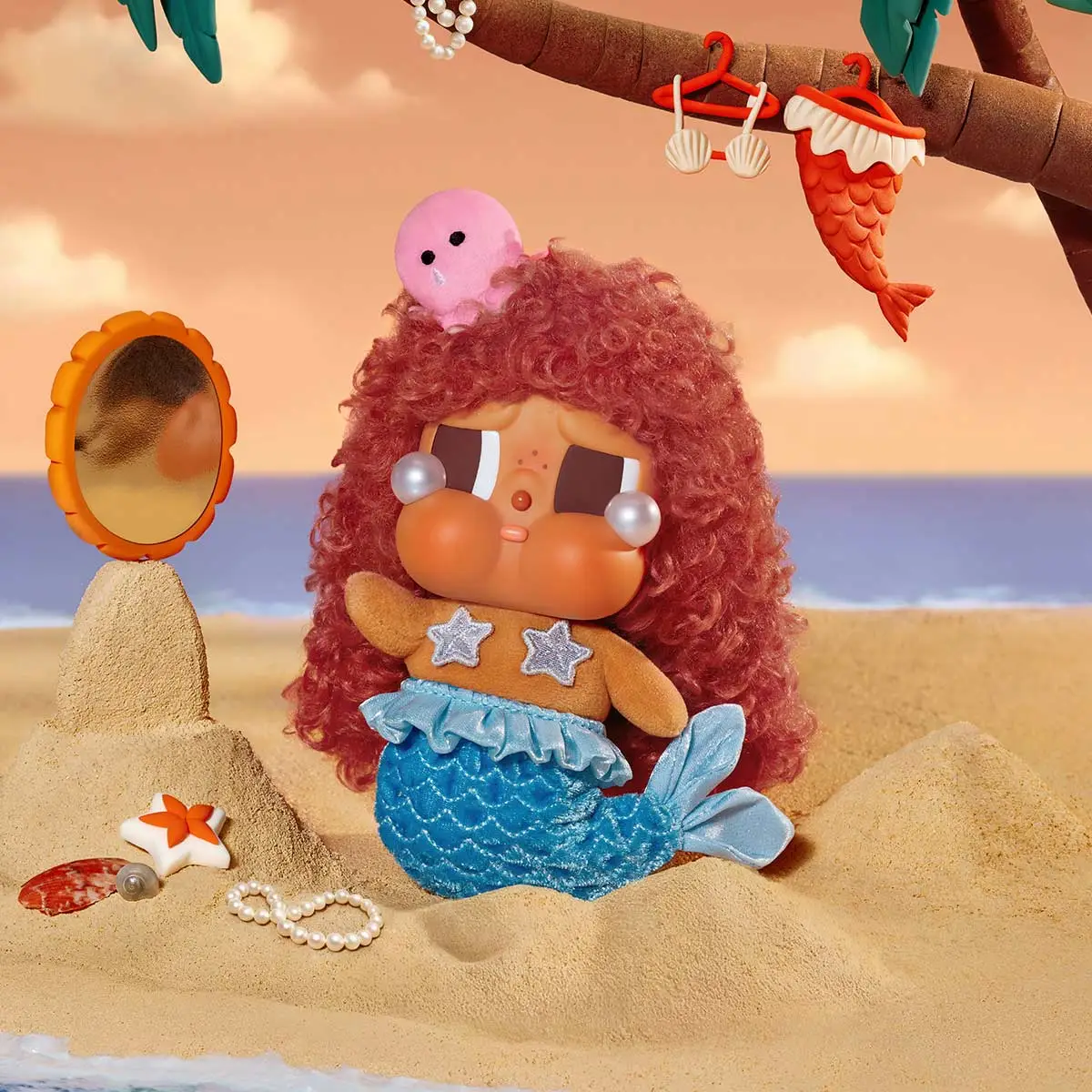 Crybaby - Vacation Mode On Series Plush Secret (Merbaby Tears)