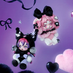 Skullpanda x Kuromi Plush Pendant